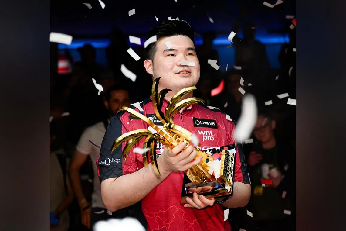 Aloysius Yapp claims his second World Nineball Tour major title at the Florida Open on Aug 11.