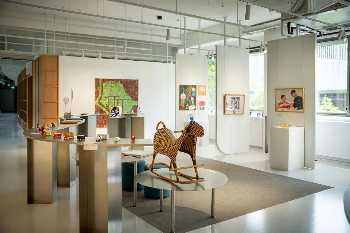 The i’mable Collective Space at Enabling Village in Bukit Merah features its debut exhibition, “Design Social,” which runs till Dec 12, 2025, showcasing works from more than 20 creative persons with disabilities. 