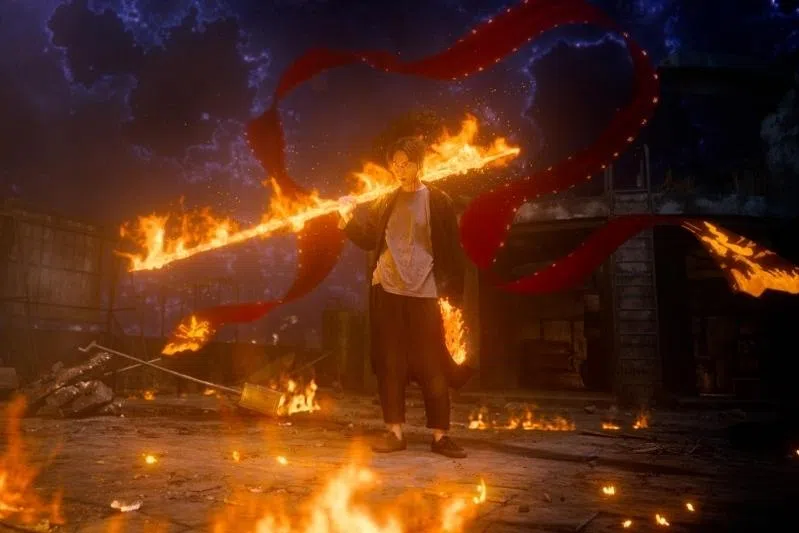 Kai Ko in Agent From Above. 