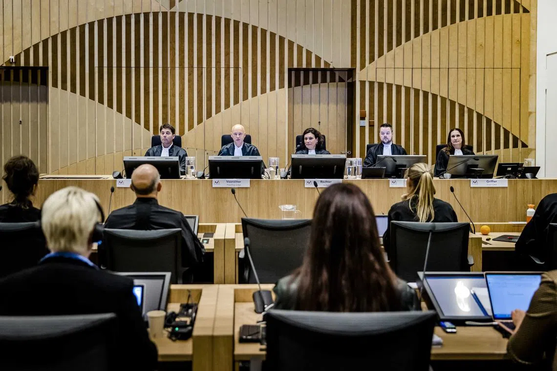 The Dutch court’s decided to convict two former Russian intelligence agents and a Ukrainian separatist leader on Nov 18. 