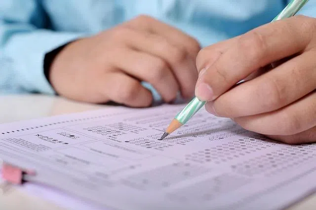 Students found that their physical answer sheets did not match the digital versions in the online portal used to grade the exam. 