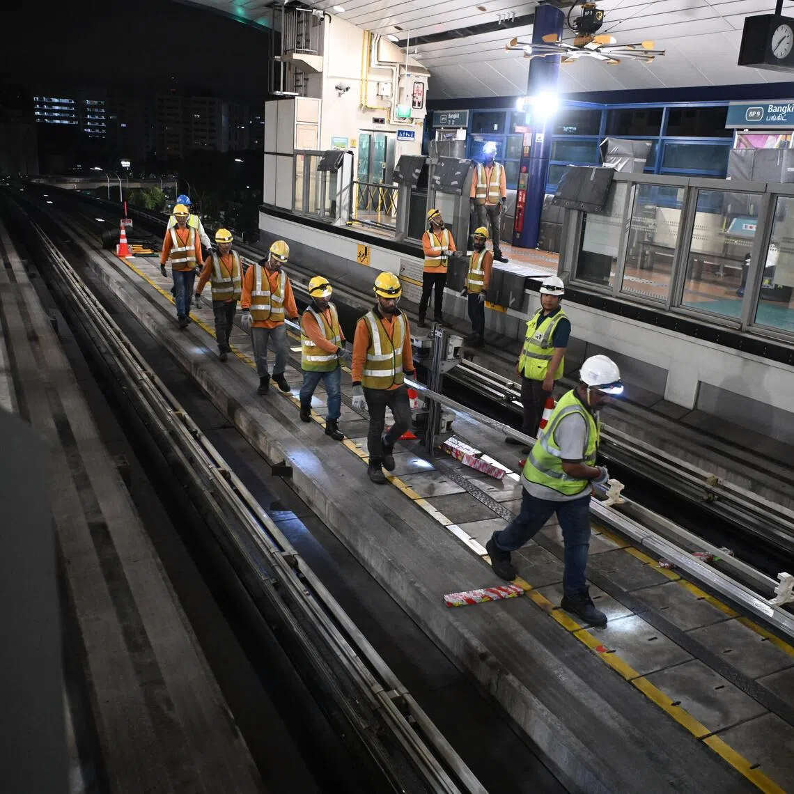 This is the first time the power rail system is being replaced since the Bukit Panjang LRT started operations in 1999.