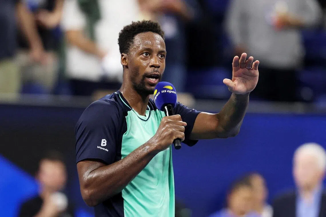 Recently retired French tennis player Gael Monfils humorously hitting back at anonymous abusers online, saying he was surprised people still put money on him.