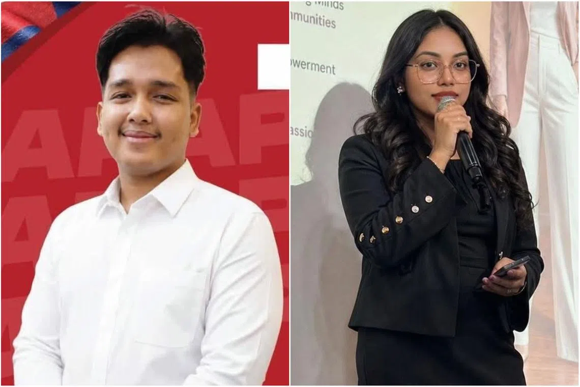 Danish Rahman (left) will contest for PH, while Anna Pravina is set to be named by PN.