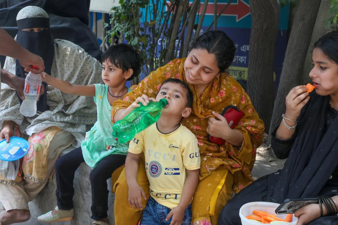 The weather across the region in April is generally hot and comes before Asia’s annual summer monsoon.