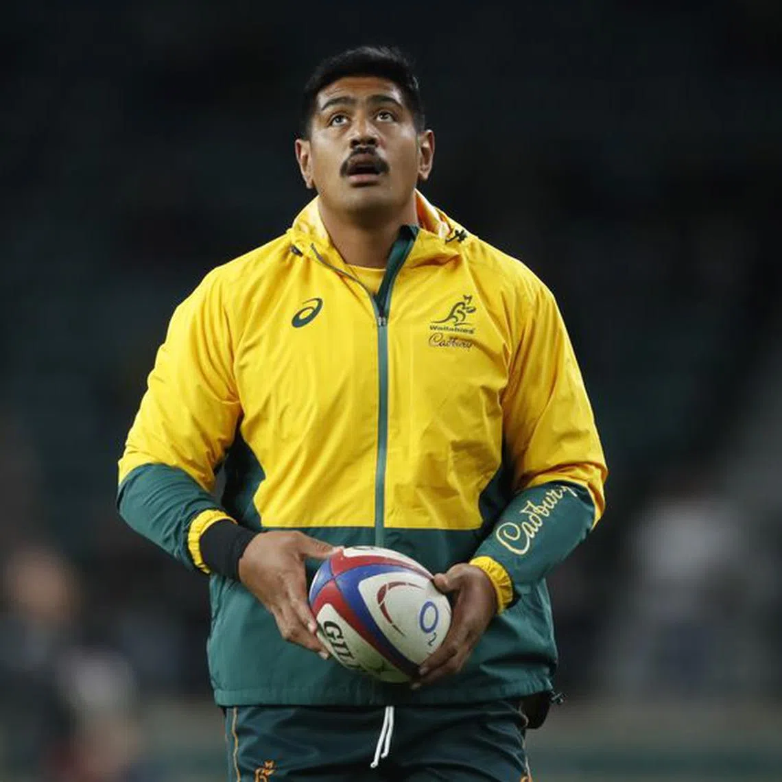 FILE PHOTO: Rugby Union - Autumn International - England v Australia - Twickenham Stadium, London, Britain - November 13, 2021  Australia's Will Skelton during the warm up before the match Action Images via Reuters/Paul Childs/File Photo
