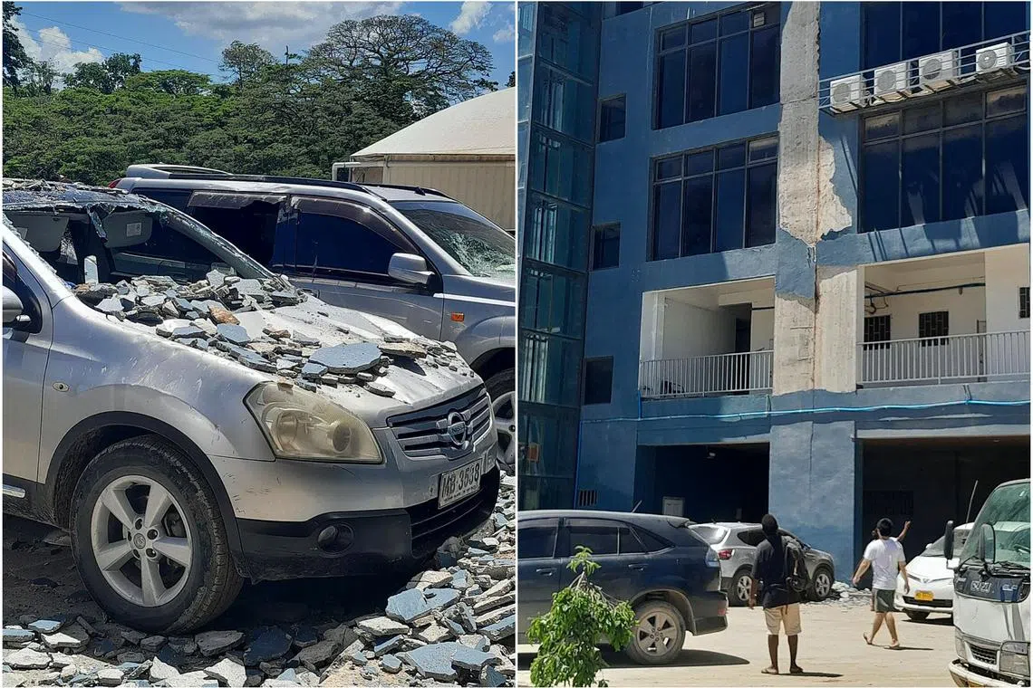 There were no immediate reports of serious structural damage to buildings, but power was out in some areas of the city. 