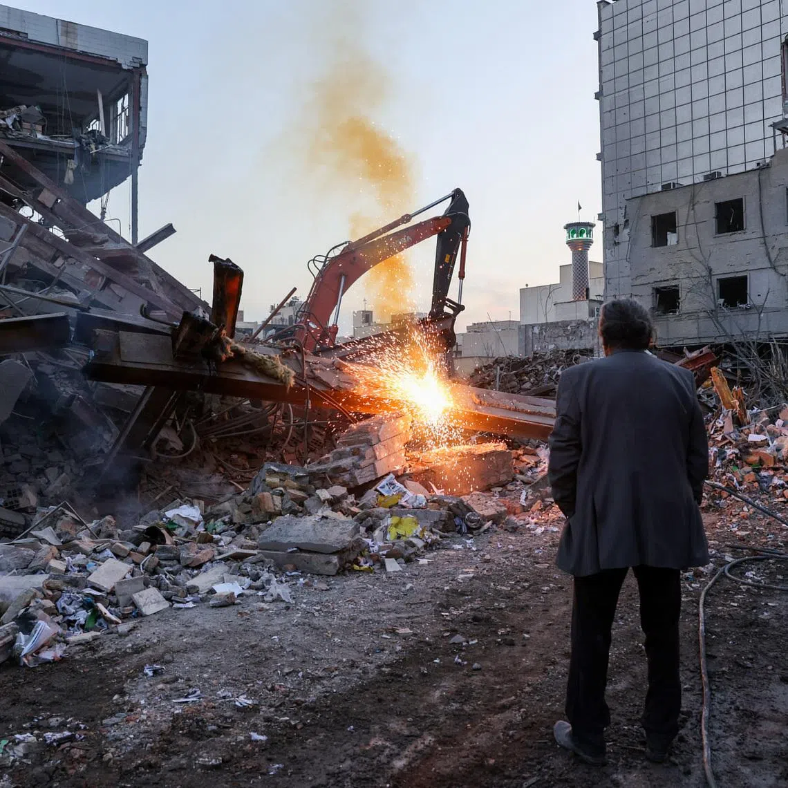 Aftermath of an Israeli and the U.S. strike on a police station, amid the U.S.-Israel conflict with Iran, in Tehran, Iran, March 2, 2026. Majid Asgaripour/WANA (West Asia News Agency) via REUTERS