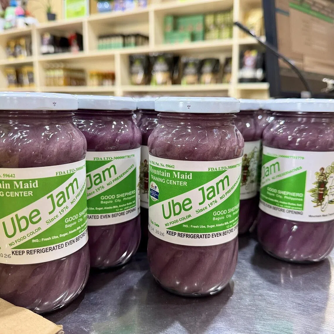 maube - The Good Shepherd Convent in Baguio City, northern Philippines, is famous for its ube jam, which has become a favourite among Filipinos for decades now. 

ST PHOTO: MARA CEPEDA