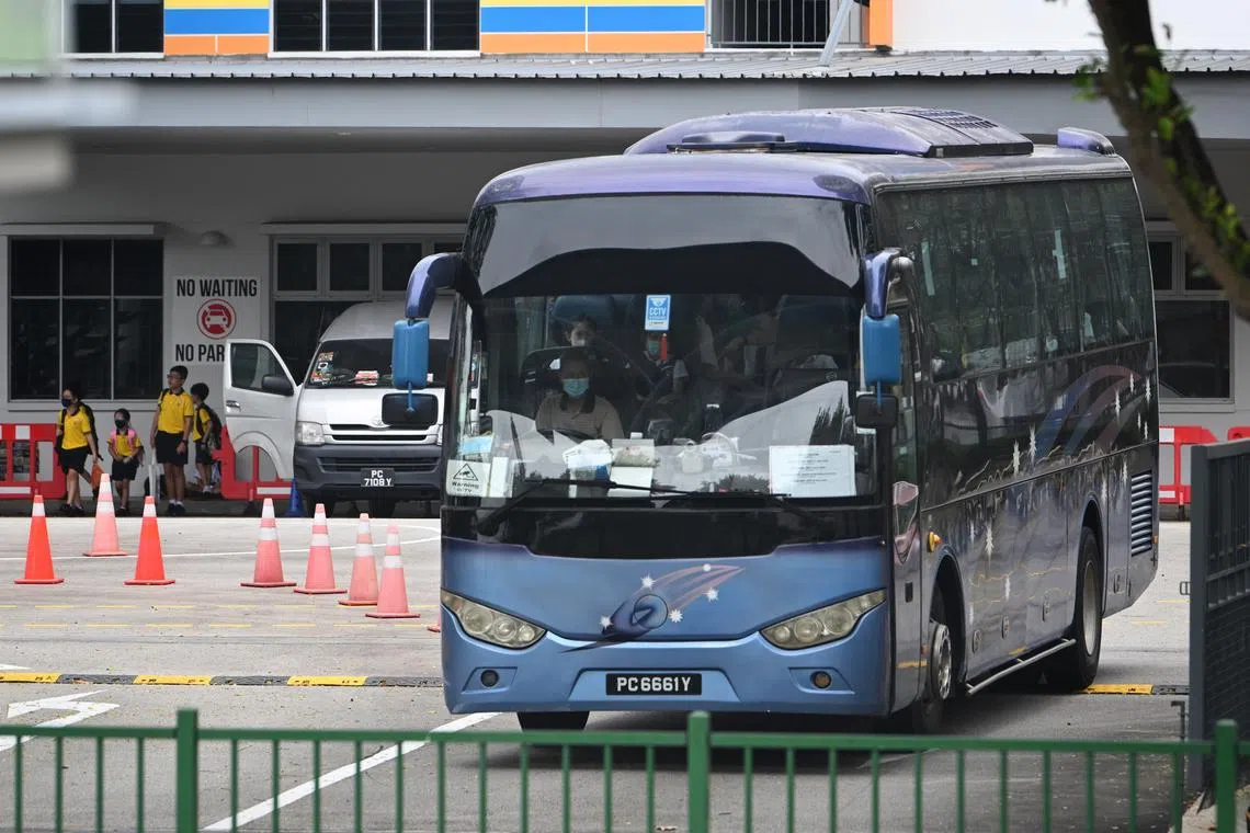 The move to allow school bus operators to hire more foreign workers is part of MOE’s latest measures to ease the driver crunch. 