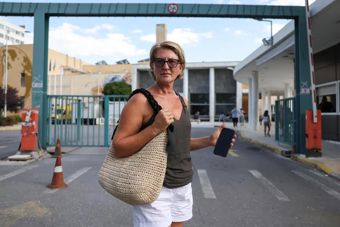Svetlana Grkovic Maksimovic, wife of a Ryanair passenger partially sucked out of a broken window, said her husband is now being treated in hospital with severe neck and arm injuries.