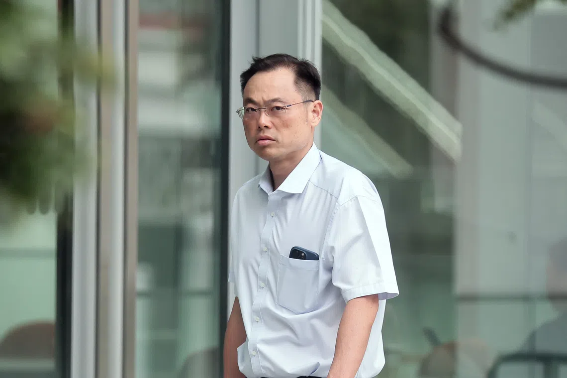 Tan Kian Meng (above) pleaded guilty to two charges under the Official Secrets Act over receiving information from Hsu Yee Chern, a DSTA employee at the time who has since resigned.