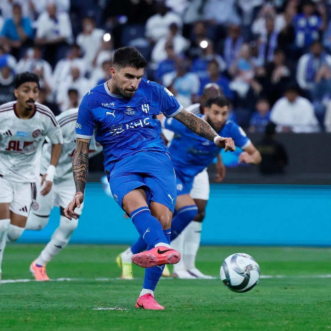Al Hilal’s Ruben Neves in action in August. He was a close friend of Liverpool forward Diego Jota, who died in car crash last year.