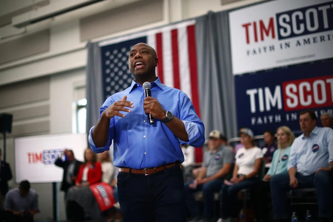 US Senator TIm Scott stands out in part due to his relentless optimism and his calls for unity. 