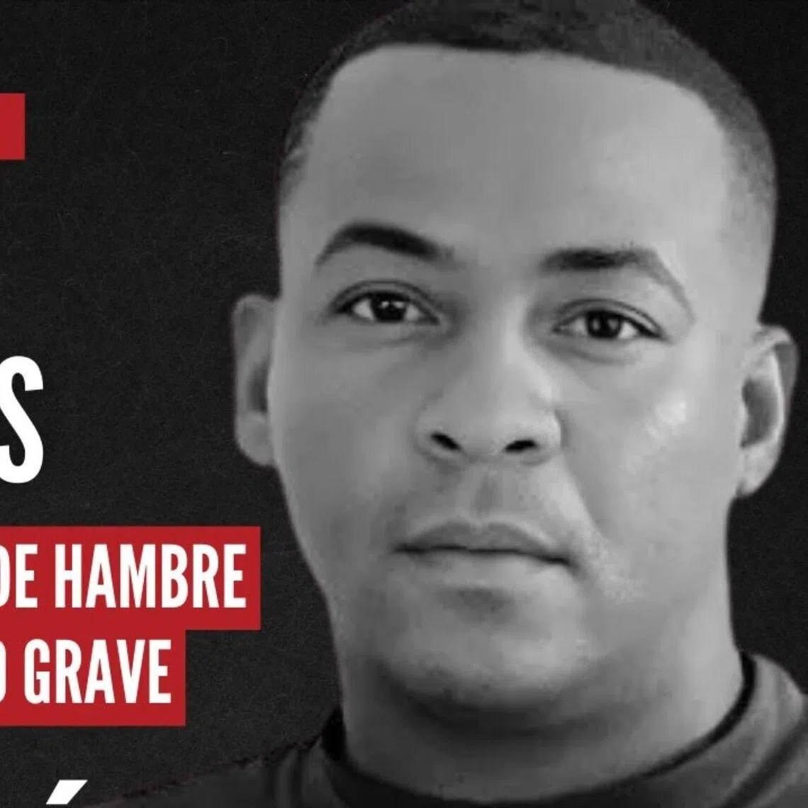 Roilan Alvarez Rensoler began his hunger strike after being detained on Jan 31 on charges of "propaganda against the constitutional order".