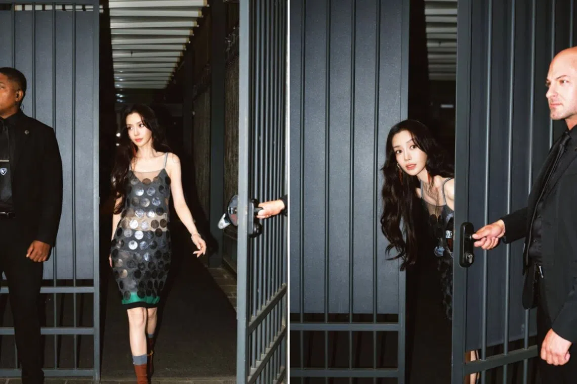 Angelababy hads attended fashion week events in New York, London, Paris and now Milan.