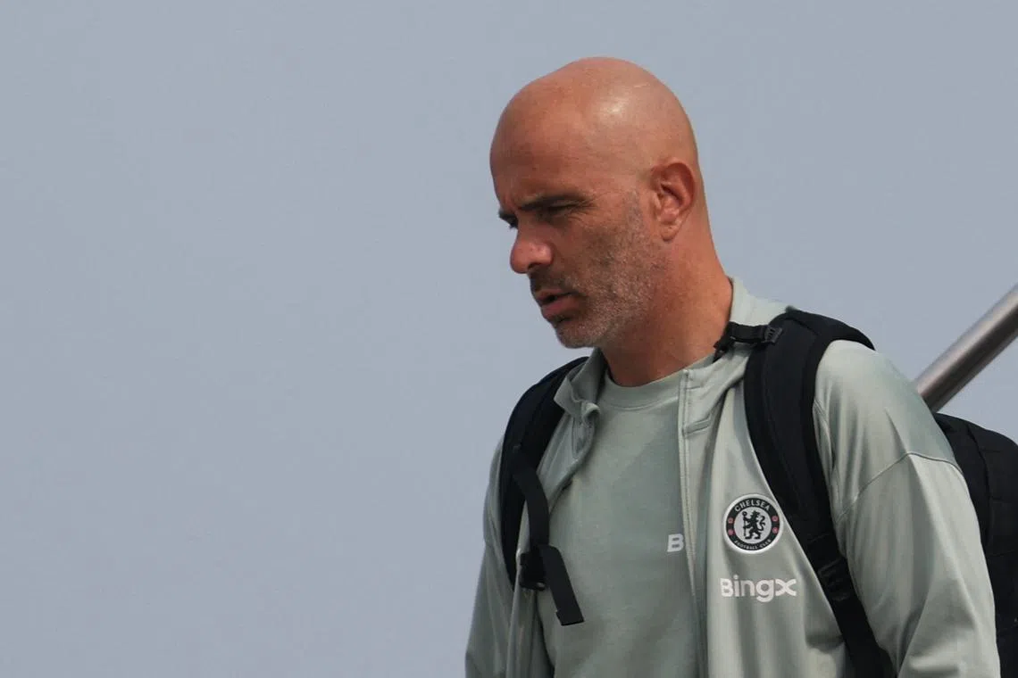Soccer Football - Club World Cup - Chelsea arrive in Philadelphia for the Club World Cup - Philadelphia, Pennsylvania, U.S. - June 13, 2025 Chelsea manager Enzo Maresca arrives in Philadelphia ahead of the Club World Cup REUTERS/Jeenah Moon/File Photo
