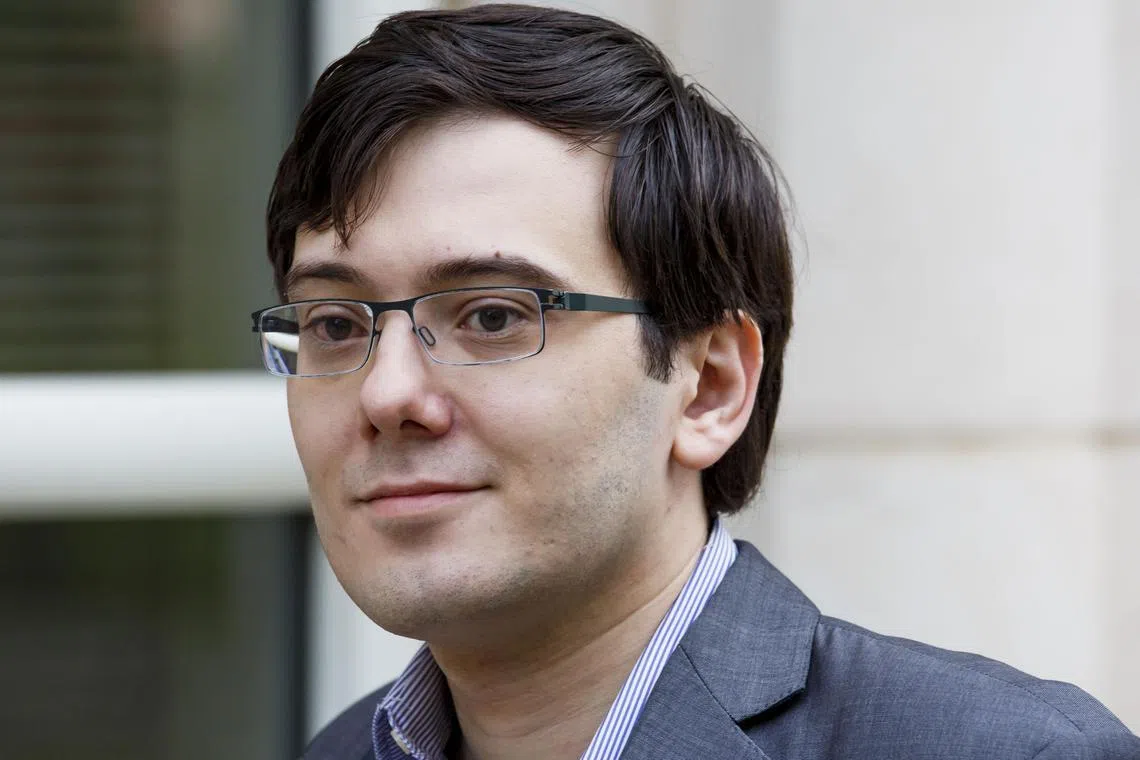 A 2017 photo shows Martin Shkreli during his federal securities trial at a district court in New York.