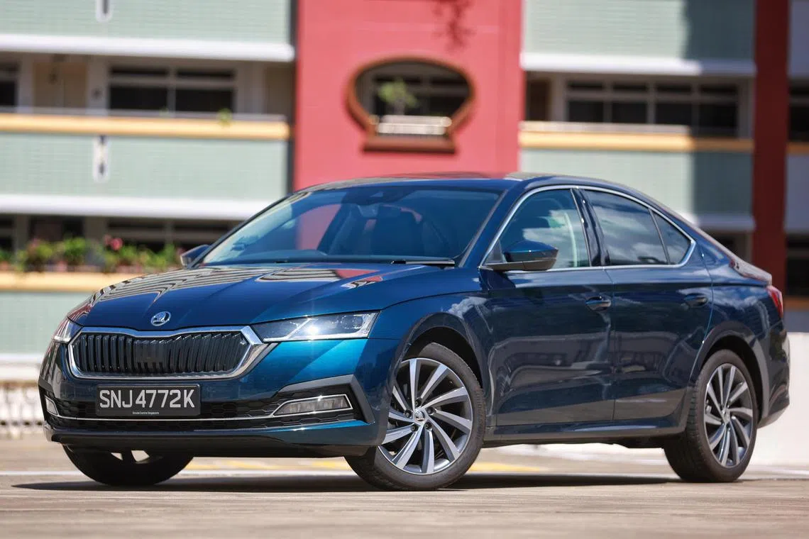 Outdoor shoot for the Skoda Octavia 1.0 on March 28, 2023.