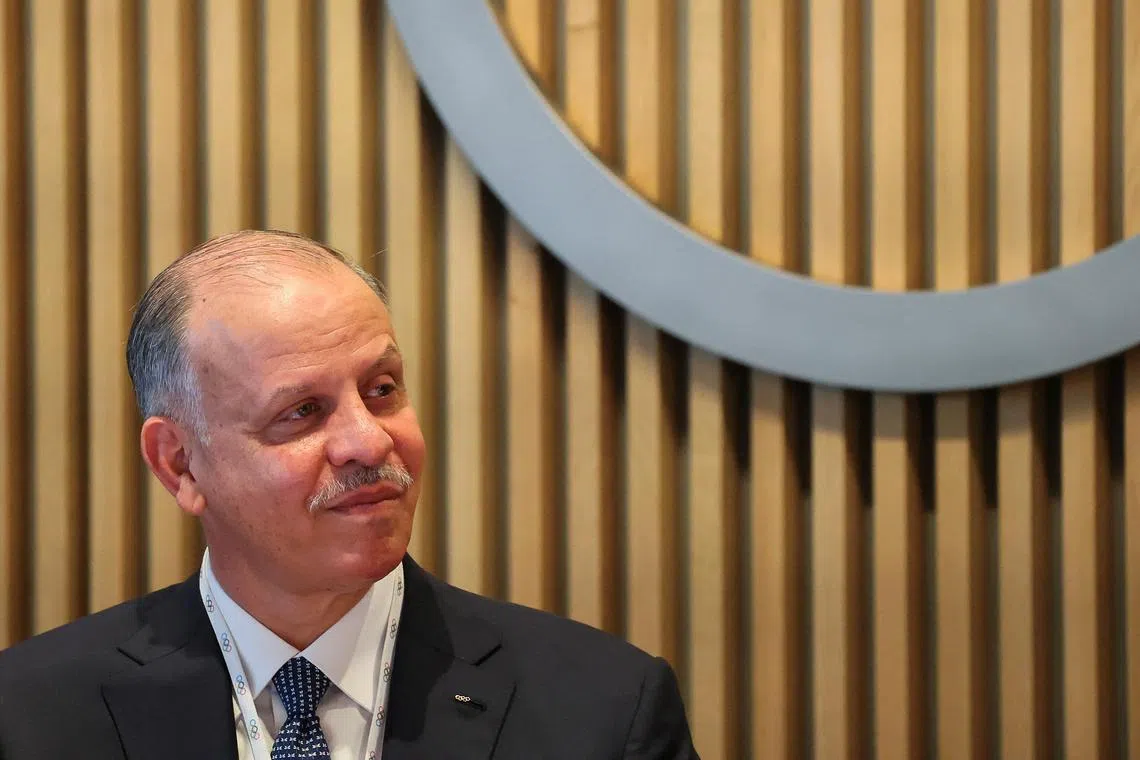 International Olympic Committee (IOC) member Jordan's Prince Feisal Al Hussein attends the opening of the Executive Board meeting at the Olympic House in Lausanne, Switzerland, December 3, 2024. REUTERS/Denis Balibouse/ File Photo