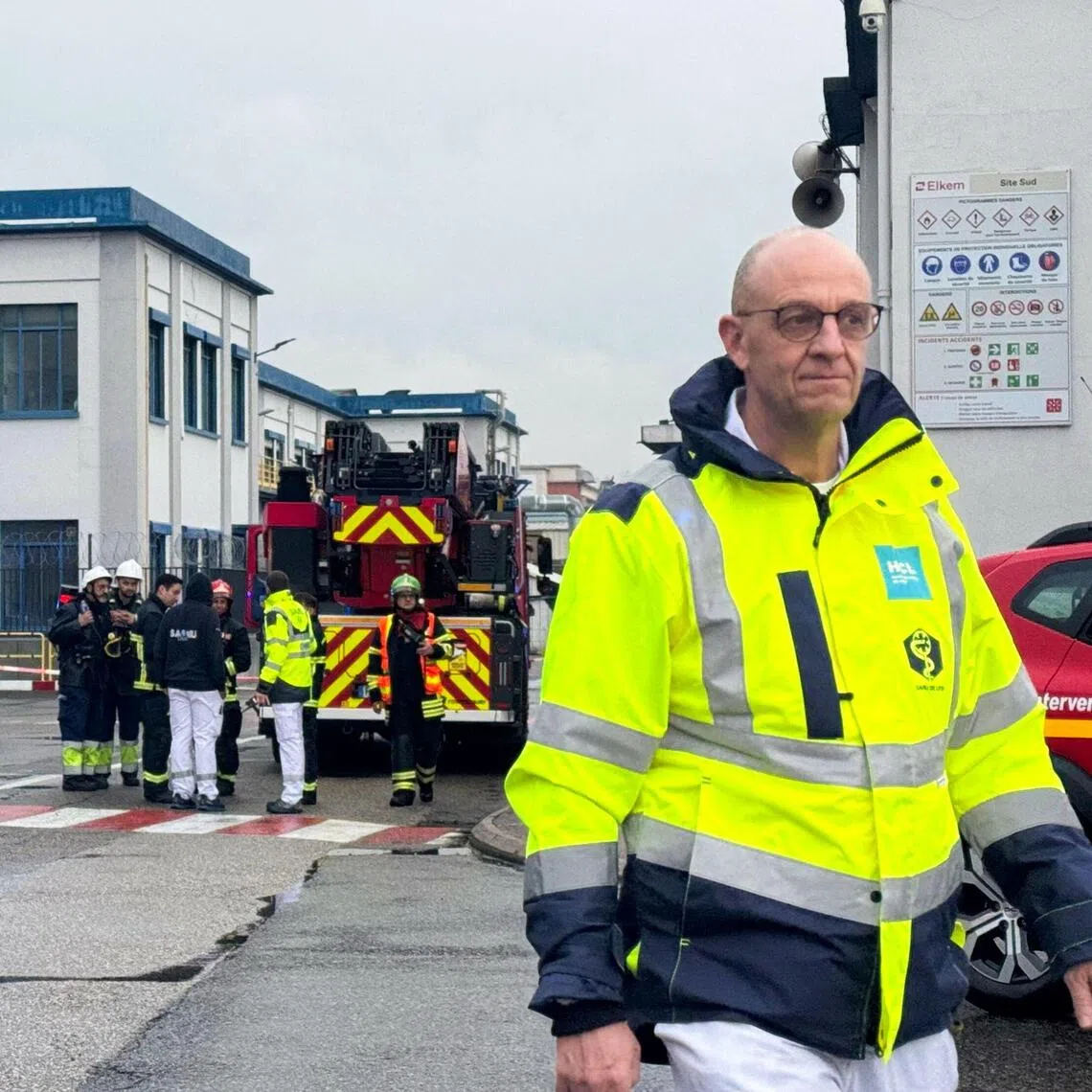Officials said there was no risk of toxicity to local residents “at this time” after the explosion in Lyon.