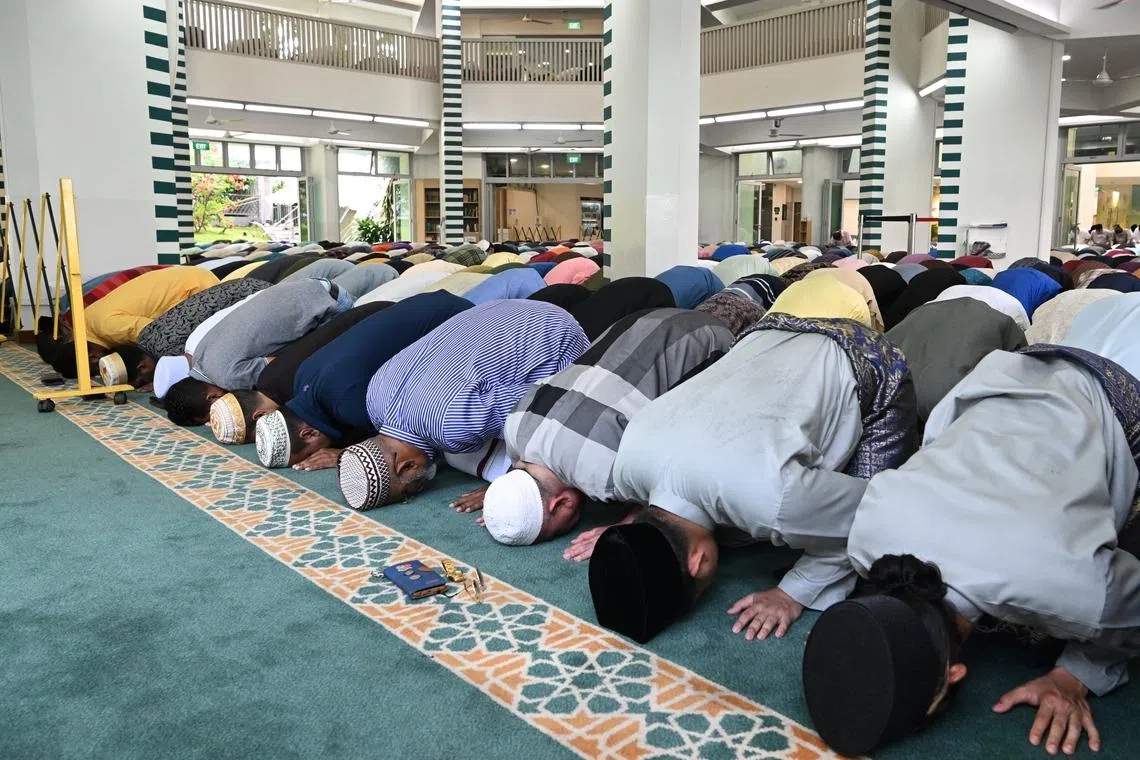 Congregants can book their places via book.masjids.sg from May 22 at 10am.