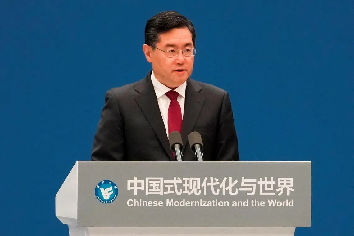 Chinese Foreign Minister Qin Gang stressed in particular that the US must correct its handling of the Taiwan issue.