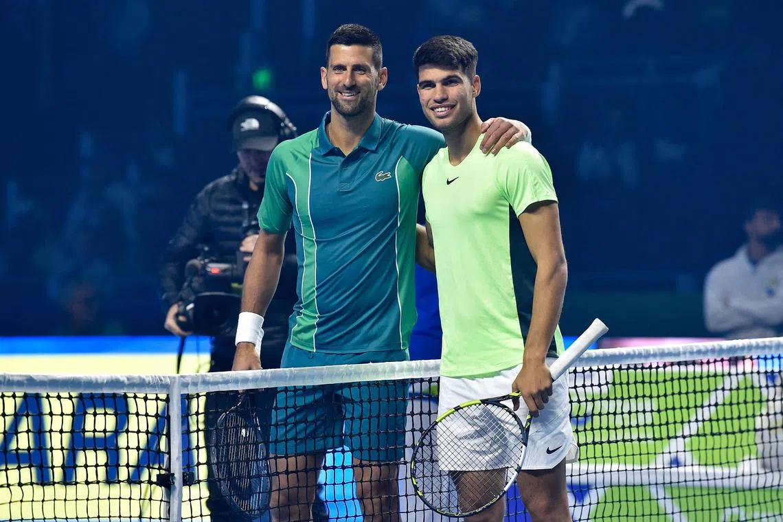 Novak Djokovic and Carlos Alcaraz could once again be the ones to watch when the new tennis season begins.