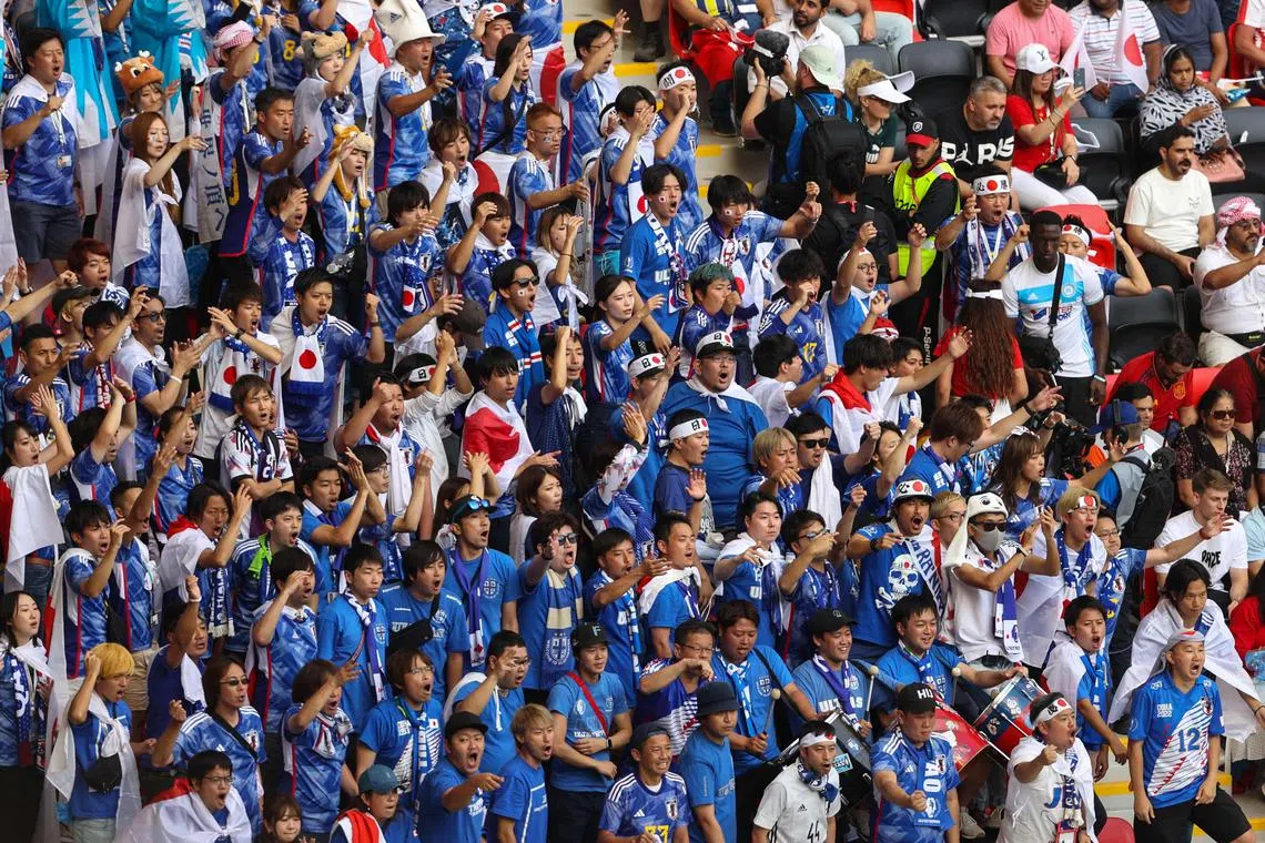 During a live broadcast of Sunday’s game between Japan and Costa Rica, state broadcaster CCTV Sports replaced close-up shots of maskless fans waving flags with images of players, officials or the football stadium, AFP observed. 