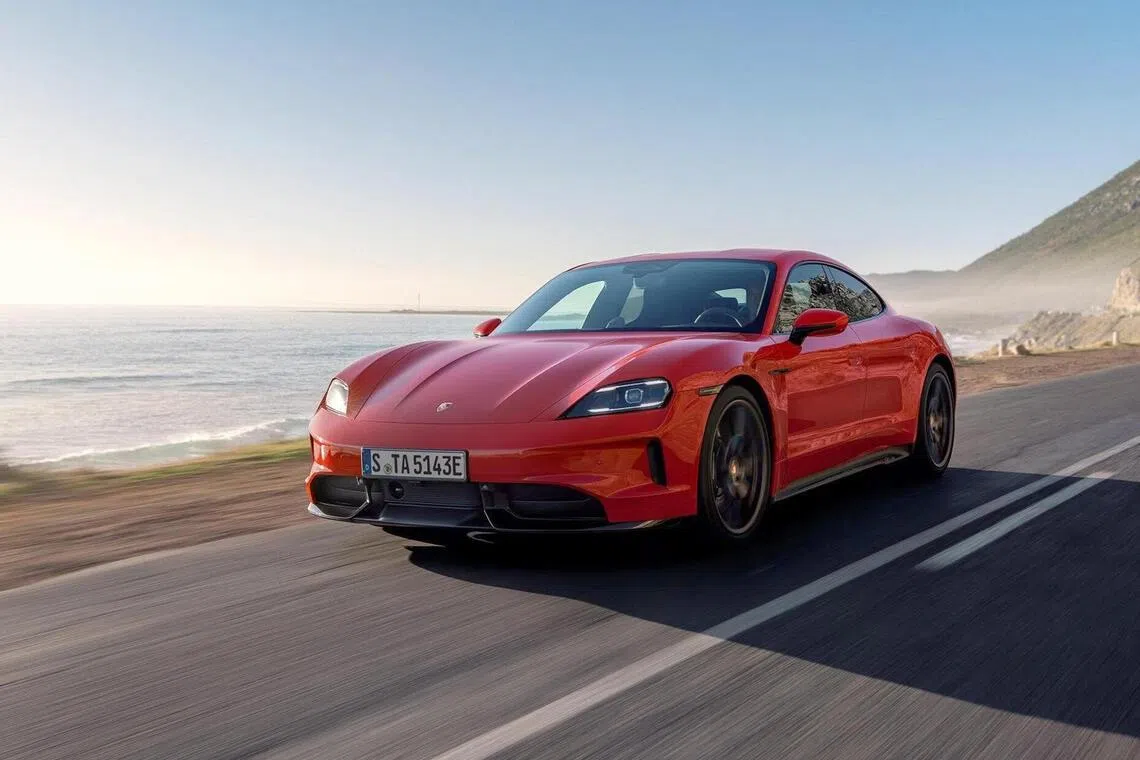 The Porsche Taycan has a new synthesized sound and simulated gear changes.