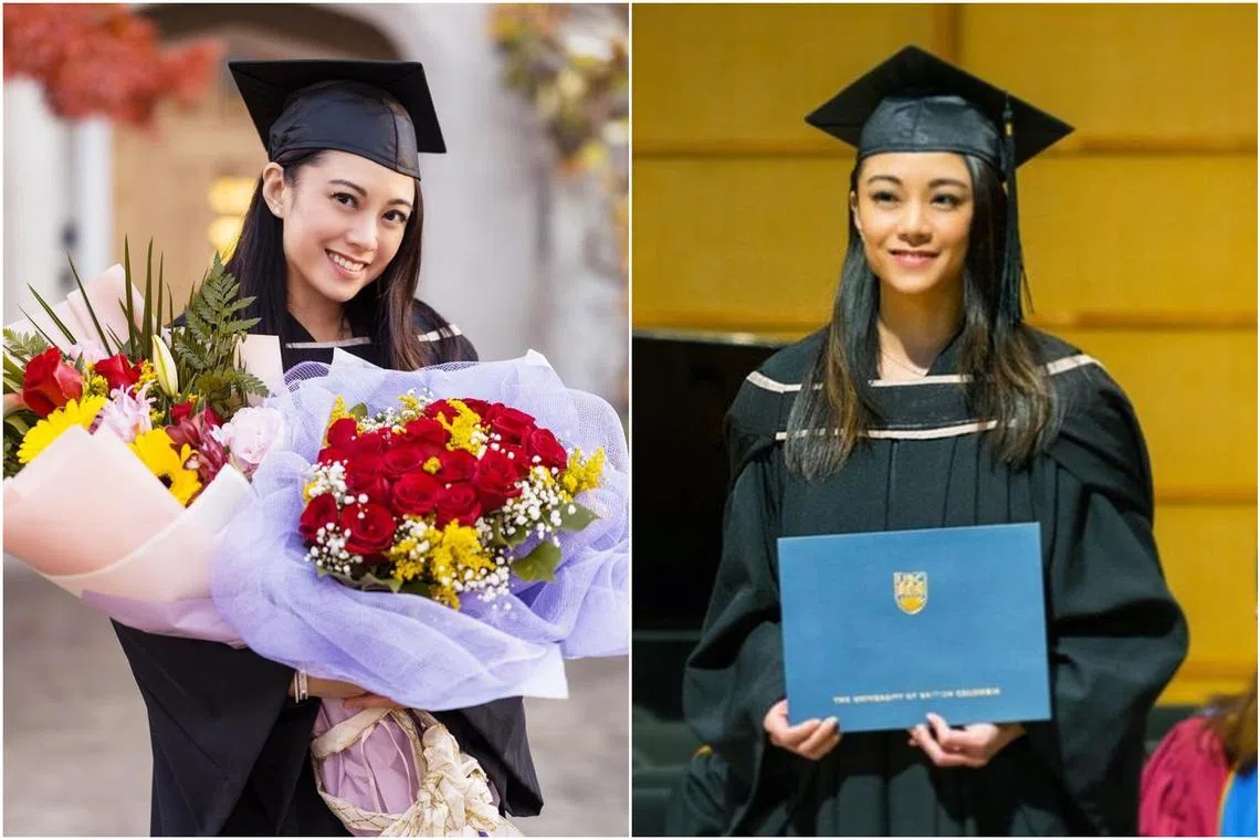 Bernice Liu put her studies on hold in 2001 to focus on her acting career and returned to complete her education in 2018.