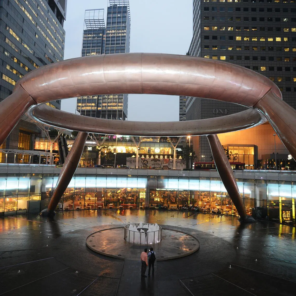 The Fountain Of Wealth at Suntec City. The final phase of Suntec City's three-year-long revamp is done, with the recent unveiling of its new restaurants and bars.