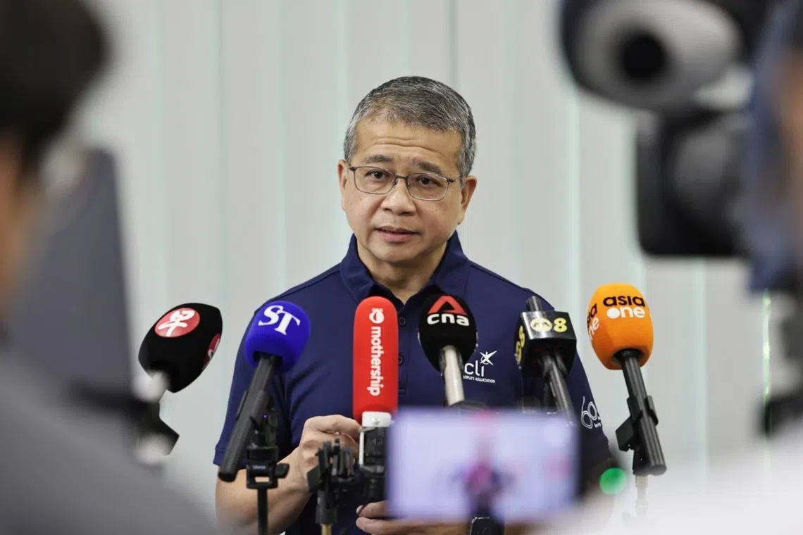 Mr Edwin Tong was speaking at the sidelines of a community event, held at the National Community Leadership Institute.