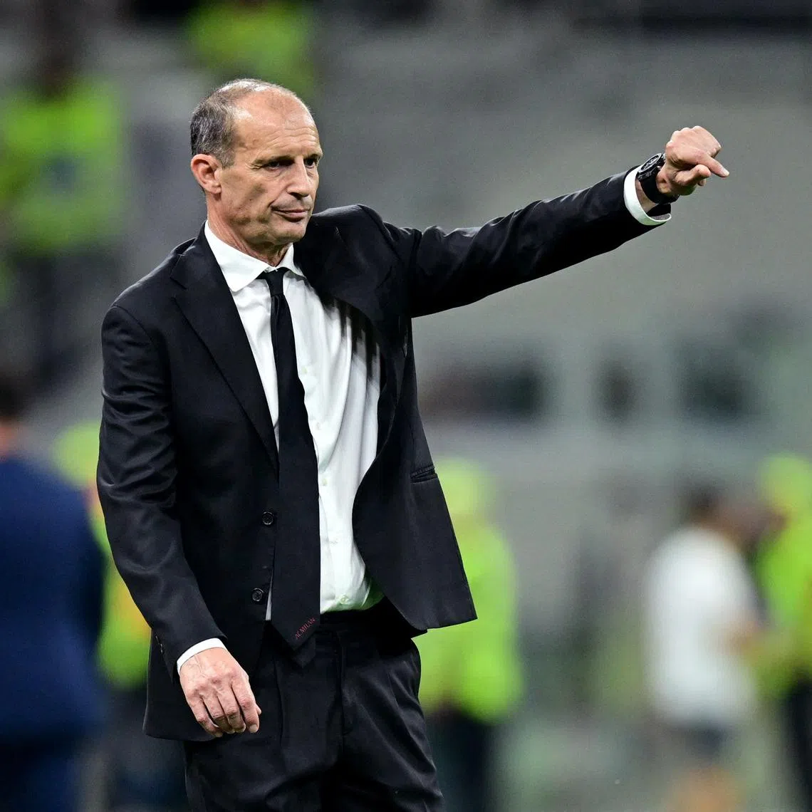 Soccer Football - Serie A - AC Milan v Cagliari - San Siro, Milan, Italy - May 24, 2026 AC Milan coach Massimiliano Allegri REUTERS/Daniele Mascolo
