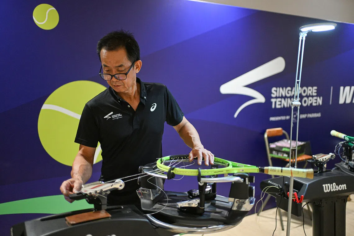 Behind the scenes for Singapore Tennis Open 2026.