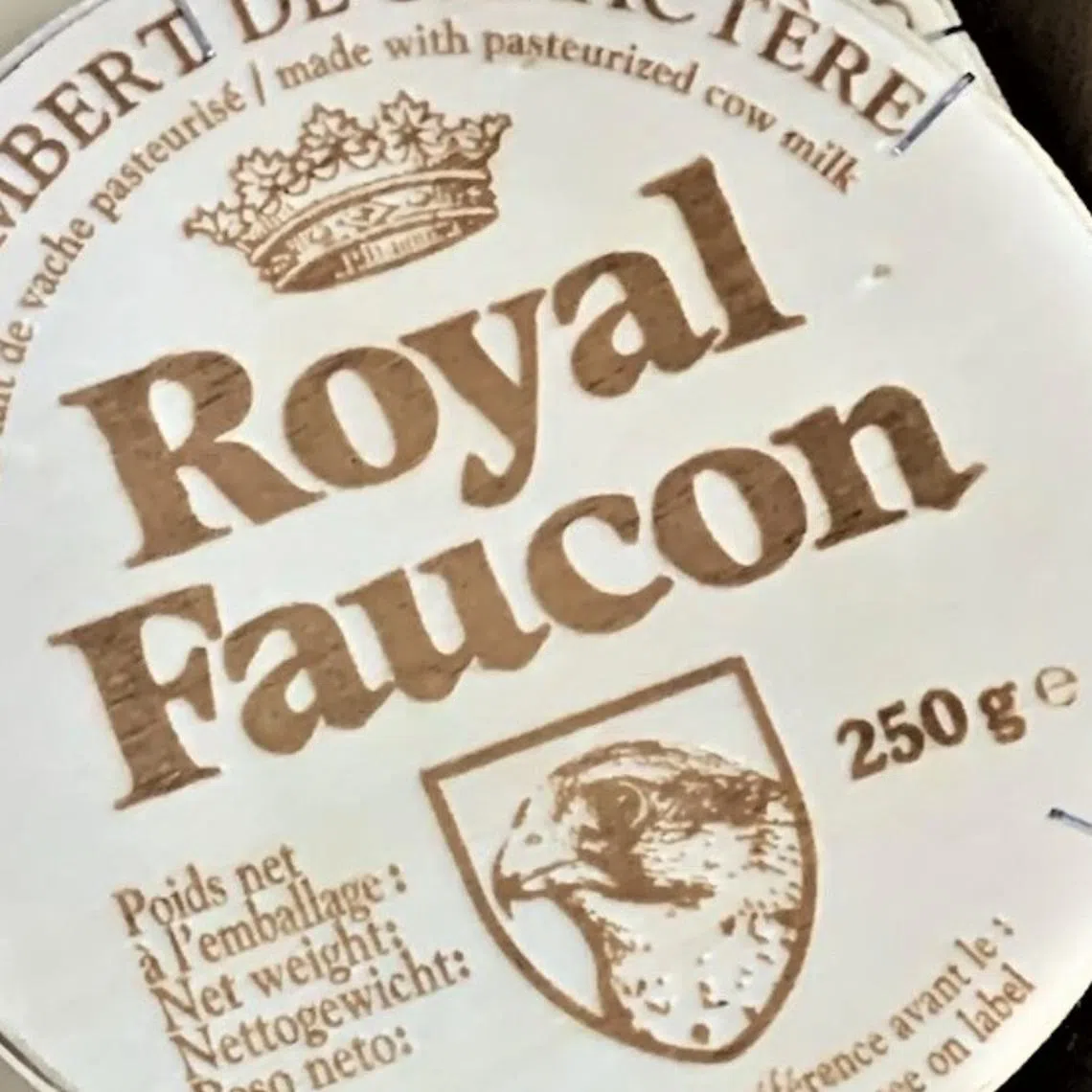 The agency said on Aug 14 it has added Vieux Porche Camembert De Caractere and Royal Faucon Camembert De Caractere to the list of cheese products to be recalled.