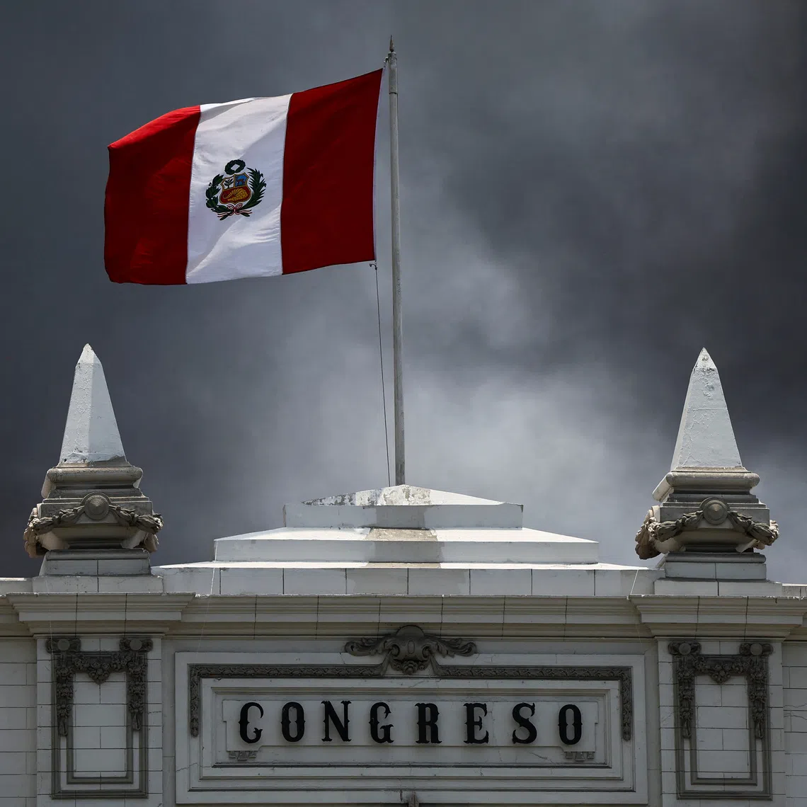 A general view of the the National Congress  in Lima, Peru November 13, 2024. REUTERS/Agustin Marcarian