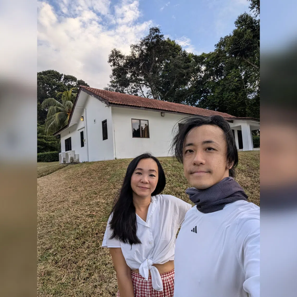 Married couple Clarence Chua and Candice Li (pictured), who run House of Melissa, a boutique farmstay in Changi, are calling for offers to take over the lease of the business by Dec 1.