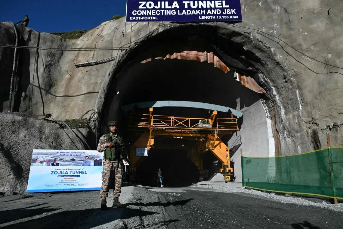 India breaks through Himalayan tunnel to China border zone