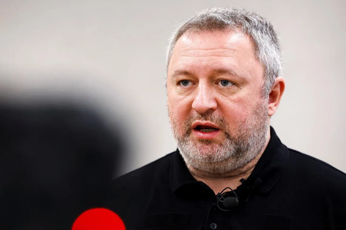 Ukraine's Prosecutor General, Andriy Kostin attends an interview at the ICC, where he will meet Chief Prosecutor Karim Khan, as he prepares to seek arrest warrants against Russian war crimes suspects in The Hague, Netherlands March 23, 2023. REUTERS/Piroschka van de Wouw/ File photo