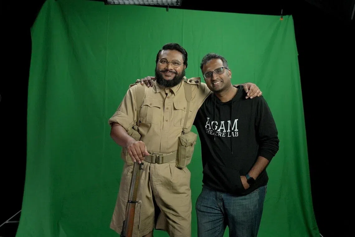 cxagam - Co-directors of Mission Malligapoo Karthikeyan Somasundaram and Subramanian Ganesh.
PHOTO: AGAM THEATRE LAB