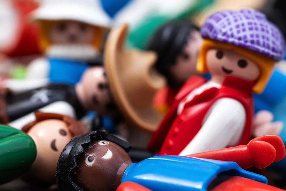 Playmobil figures were introduced in 1974 and now range from police and pirates to fairies and clowns.