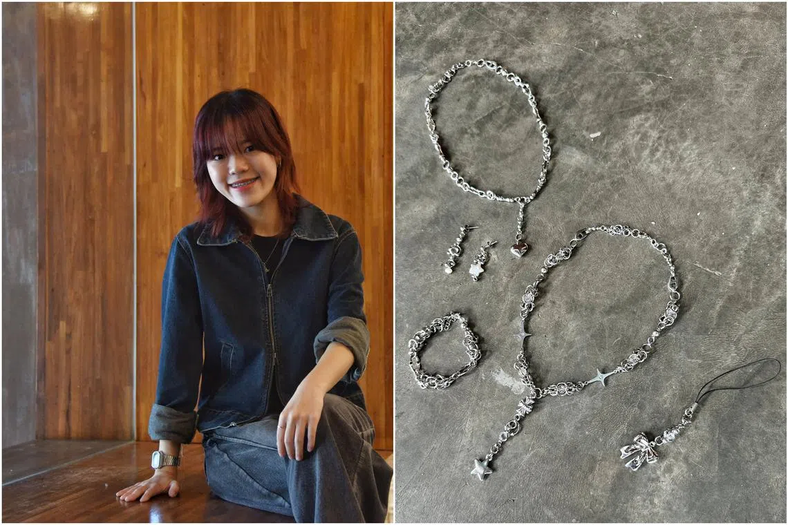 Ms Crystal Woon went to Temasek Polytechnic to study design and ended up starting her own jewellery brand.