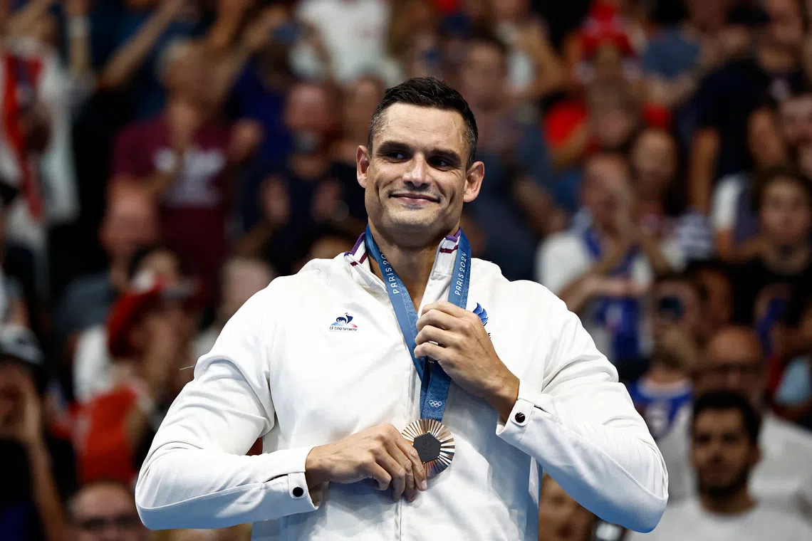 Florent Manaudou, one of France’s greatest swimmers, departs with six Olympic medals.