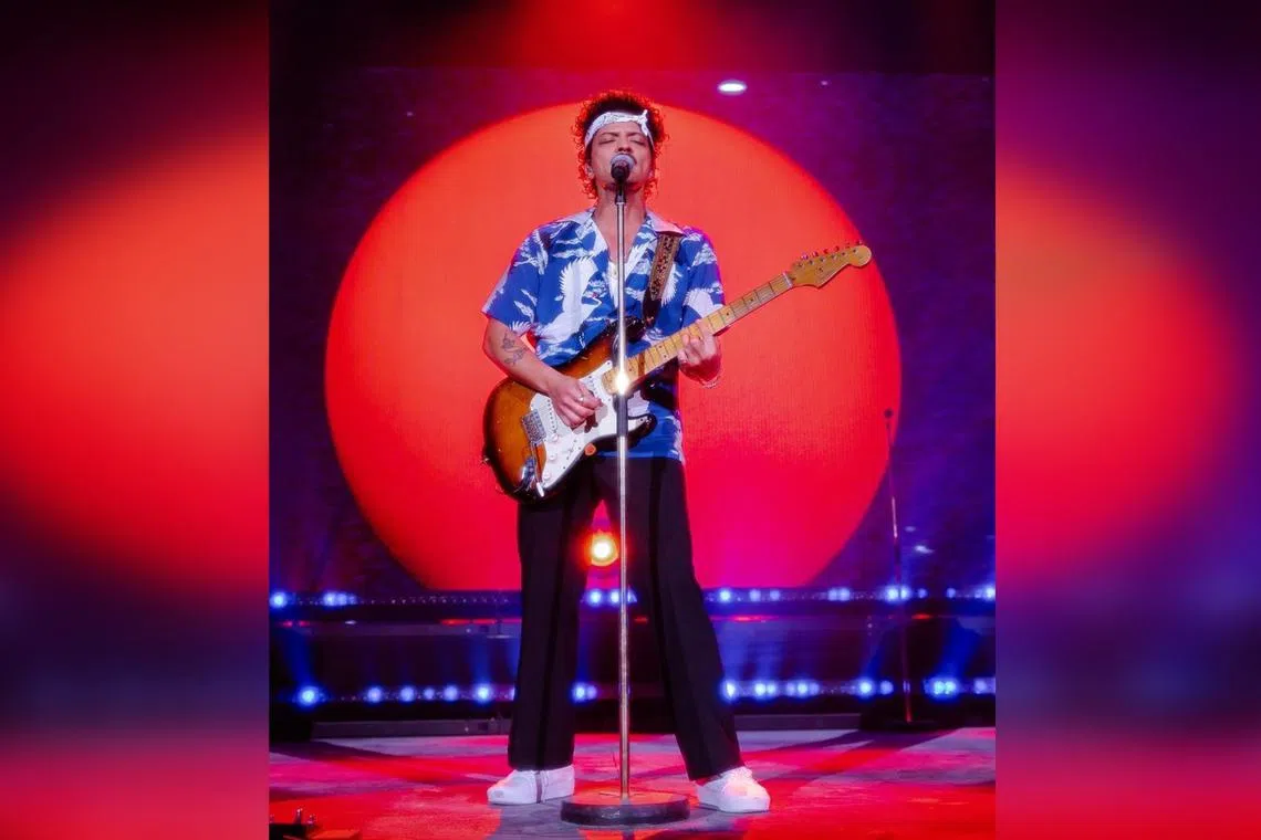 Bruno Mars' three sold-out concerts at the National Stadium will be his biggest shows in Singapore.