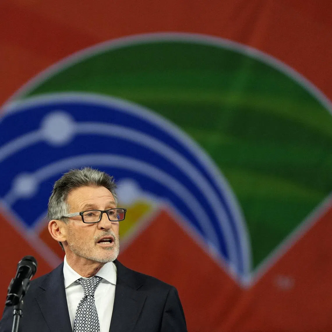 Athletics - World Indoor Championships - Kujawsko-Pomorska Arena, Torun, Poland - March 20, 2026 World Athletics president Sebastian Coe before the evening session REUTERS/Aleksandra Szmigiel