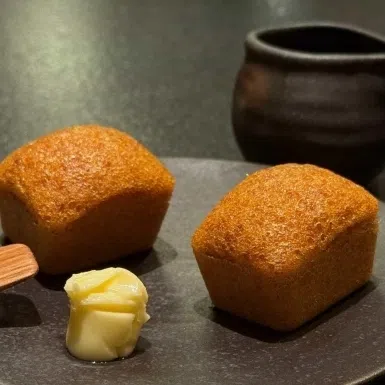 (Clockwise from top left) Mustard Seed's pork jowl kerabu, Ma Lai Gao and Smoked mackerel masak lemak.