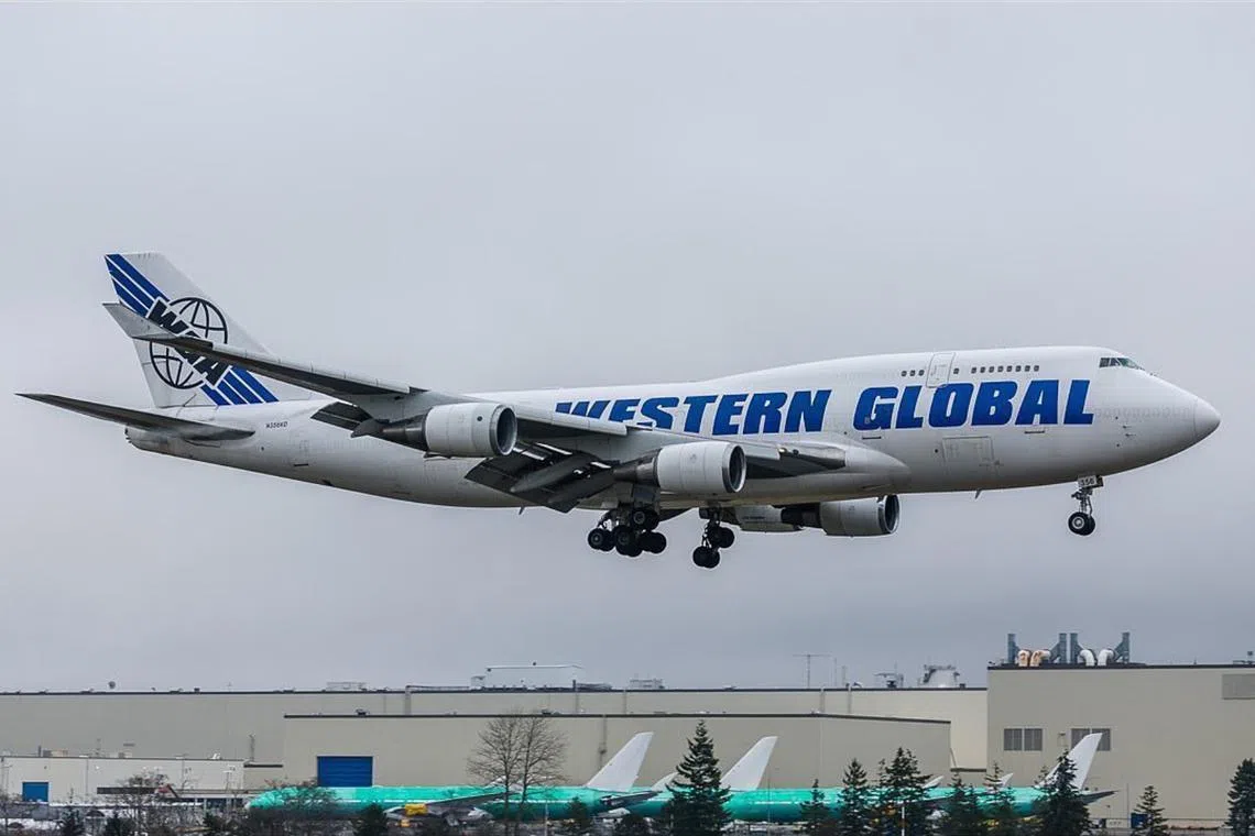 Western Global Airlines had S$537.4 million in aircraft assets and a fleet of 21 aircraft as of September.