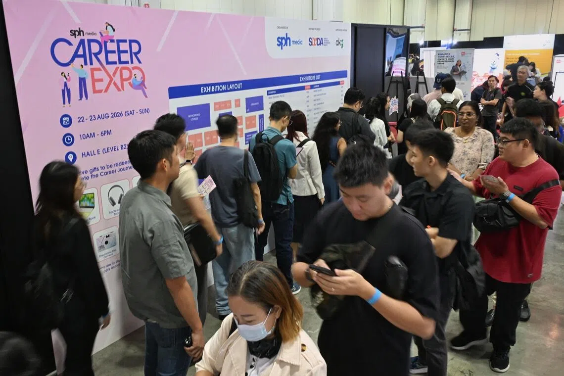 Your first job may not be your dream job, and that’s okay, fresh grads told at SPH Media Career Expo