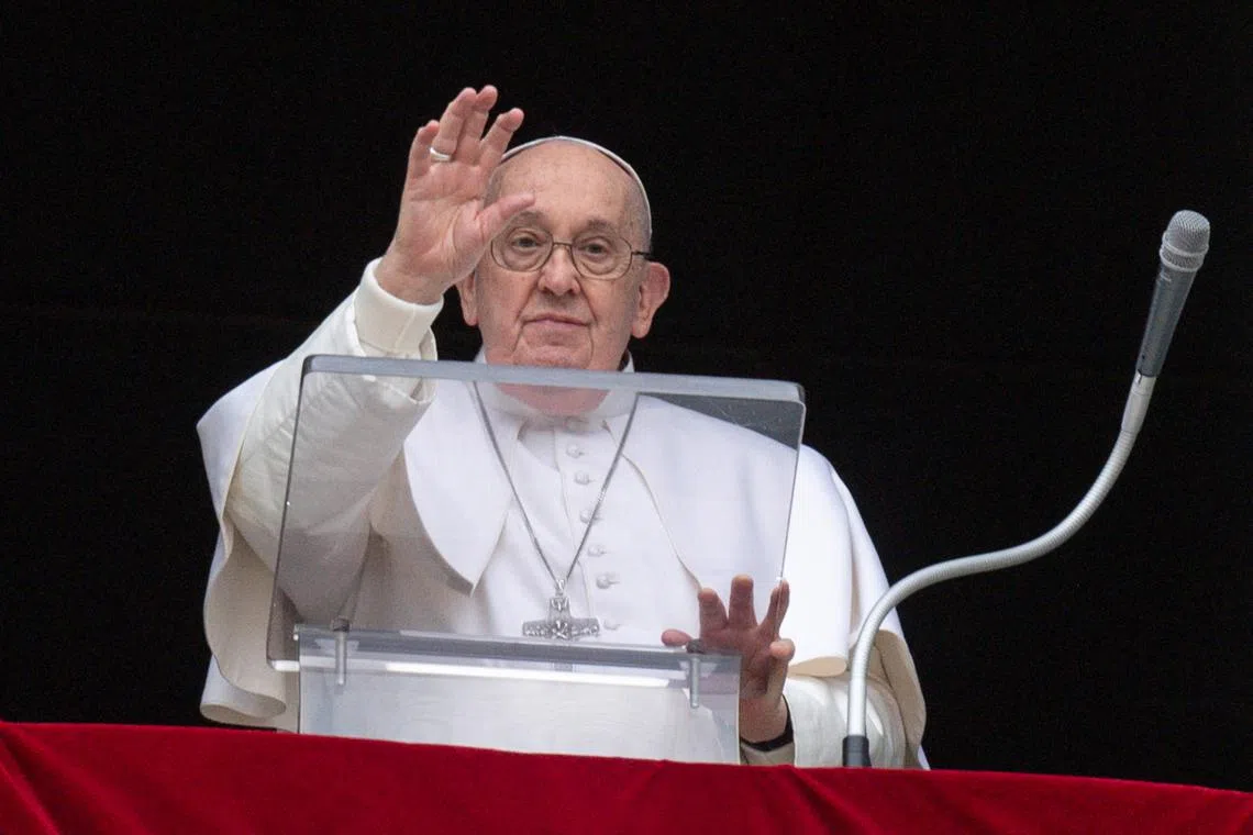 Pope Francis said that Ukraine should have “the courage of the white flag” to negotiate an end to a conflict that has killed tens of thousands.